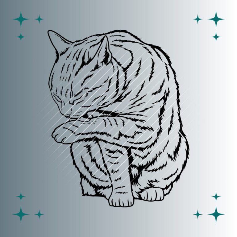 Hauskatze #2 | Plotterdatei | SVG & PNG