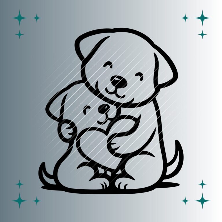 Hunde Herz | Plotterdatei | SVG & PNG