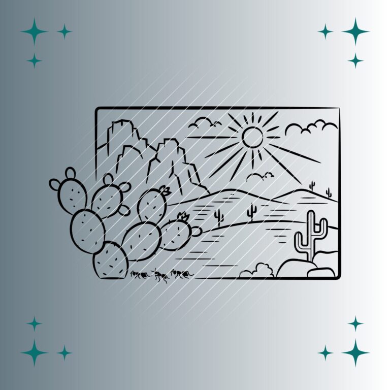 Kakteen | Plotterdatei | SVG & PNG