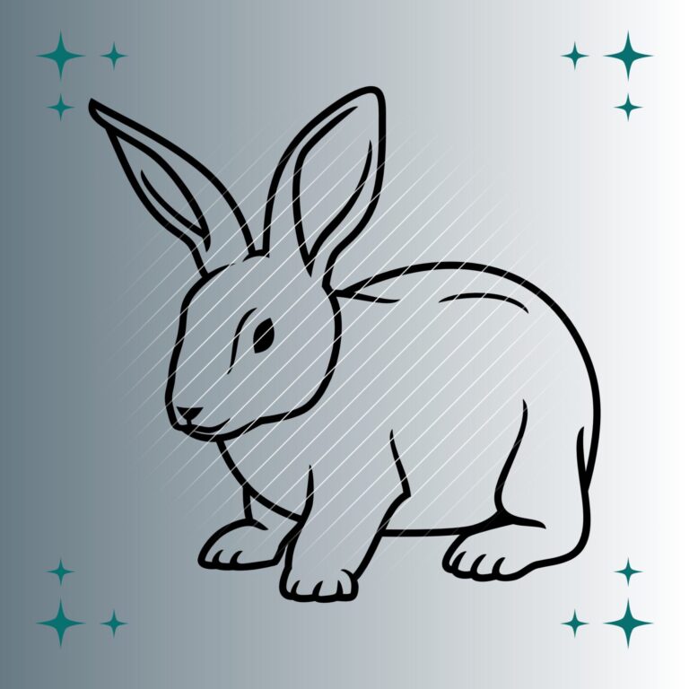 Kaninchen | Plotterdatei | SVG & PNG