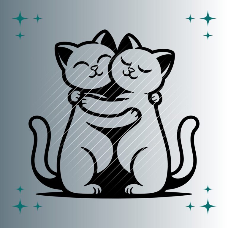 Katzen | Plotterdatei | SVG & PNG