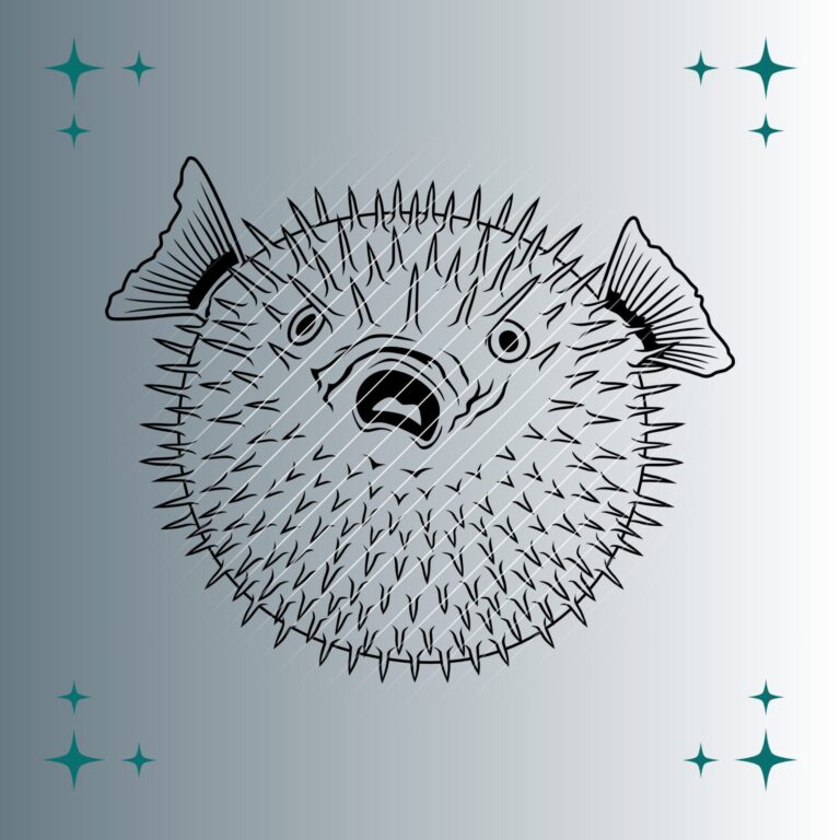 Kugelfisch | Plotterdatei | SVG & PNG