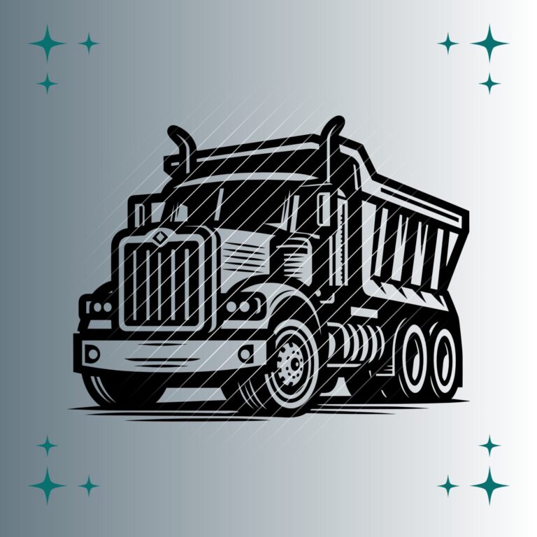 LKW Kipper | Plotterdatei | SVG & PNG