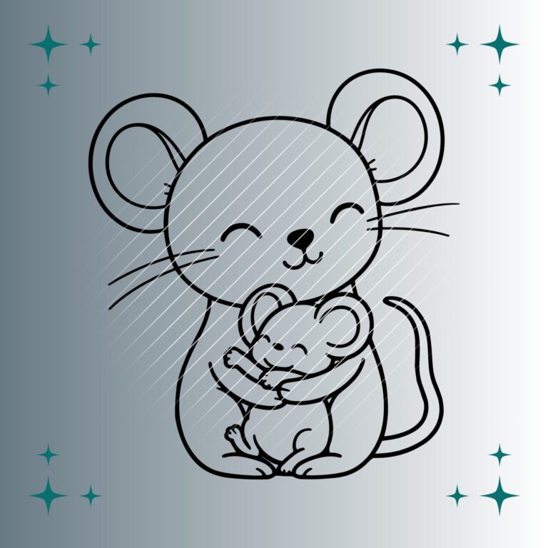 Mäuse | Plotterdatei | SVG & PNG