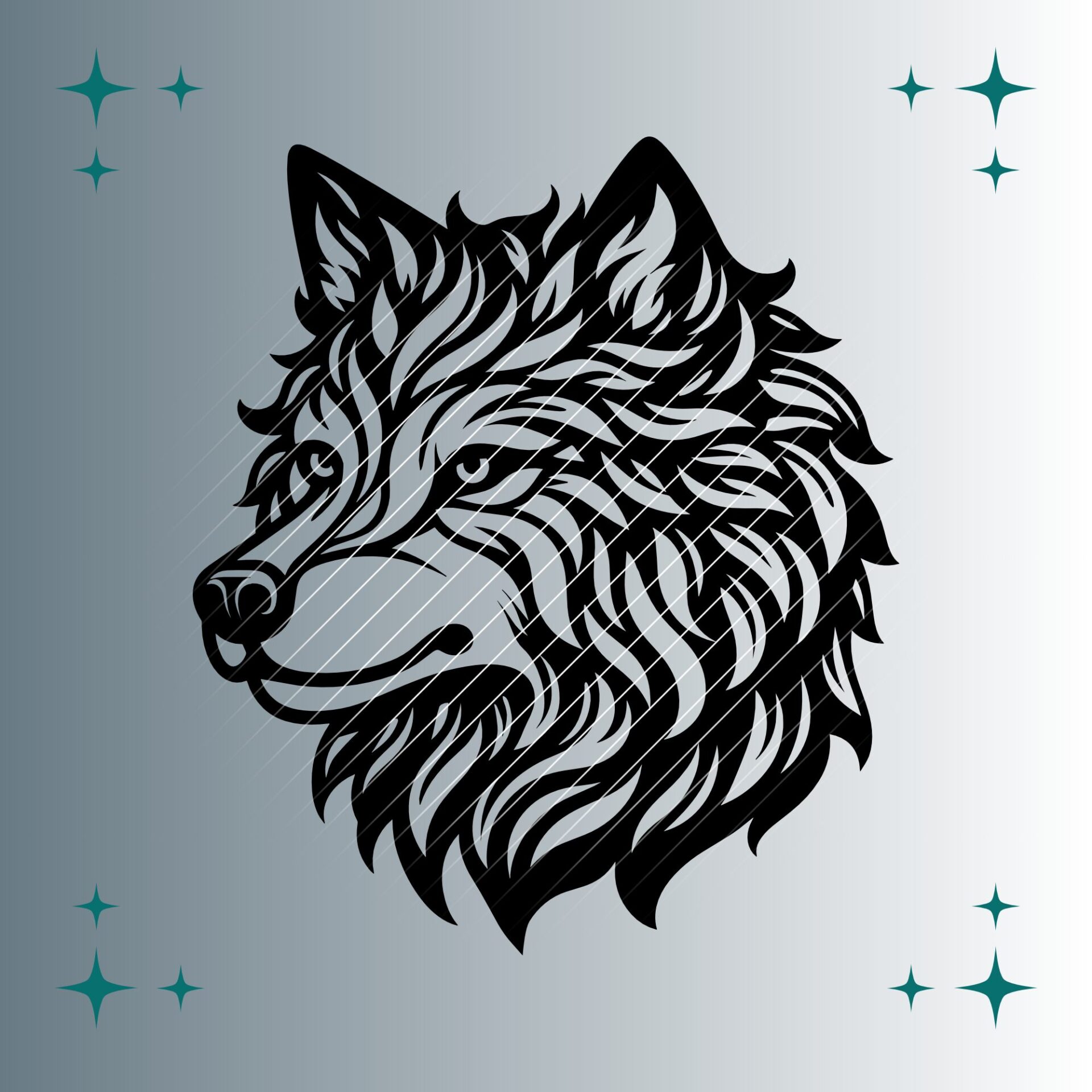 Monsterwolf | Plotterdatei | SVG & PNG