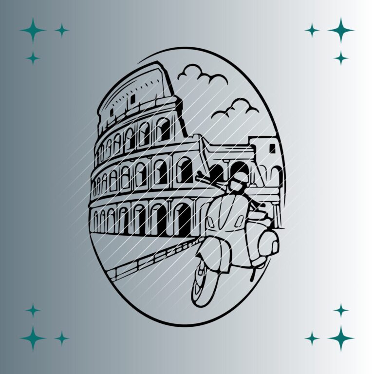 Motorroller | Plotterdatei | SVG & PNG