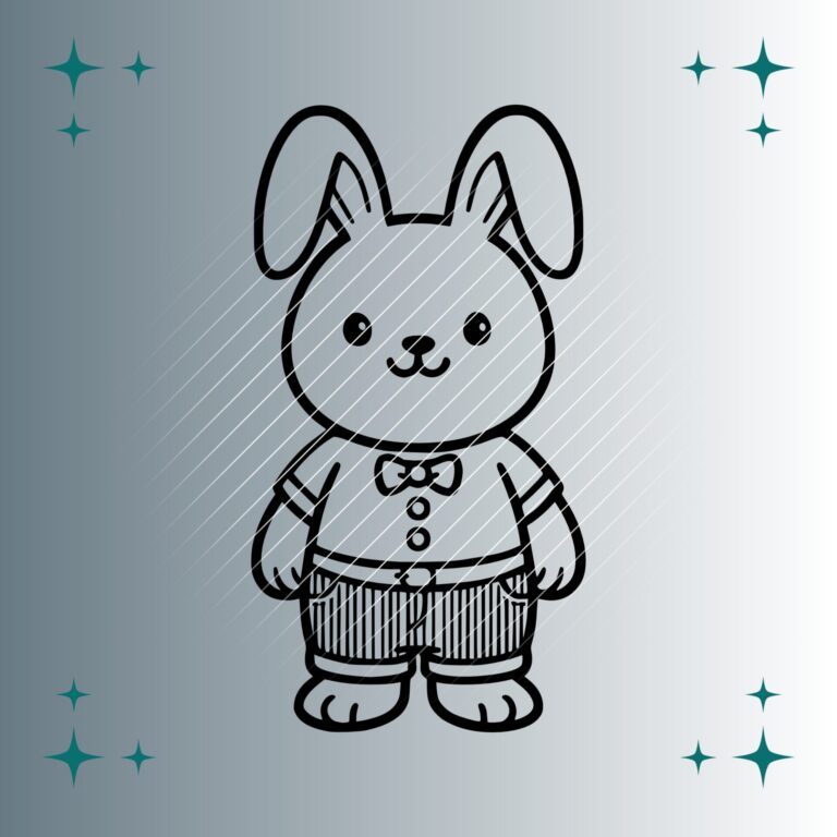 Osterhase #2 | Plotterdatei | SVG & PNG