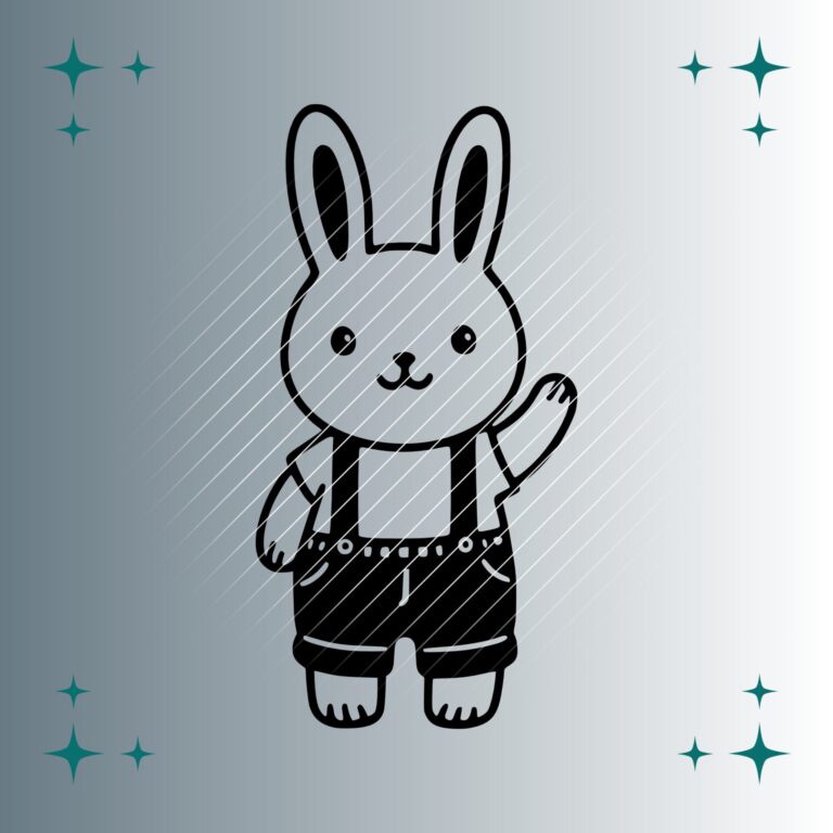 Osterhase | Plotterdatei | SVG & PNG