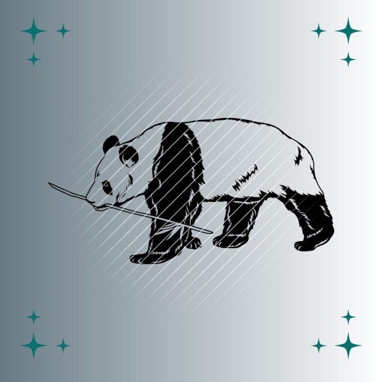 Panda #2 | Plotterdatei | SVG & PNG