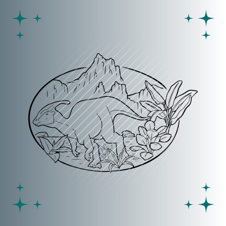 Parasaurolophus | Plotterdatei | SVG & PNG