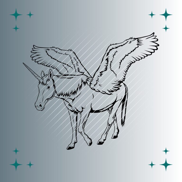 Pegasus | Plotterdatei | SVG & PNG