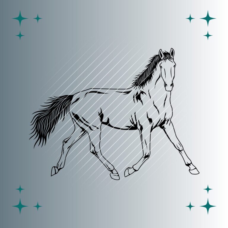 Pferd #2 | Plotterdatei | SVG & PNG
