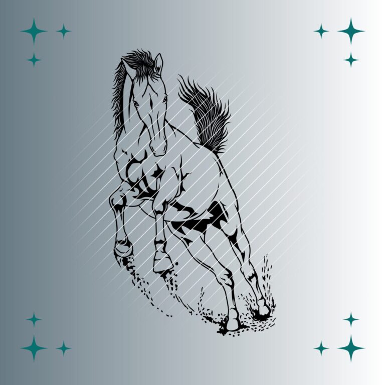 Pferd | Plotterdatei | SVG & PNG