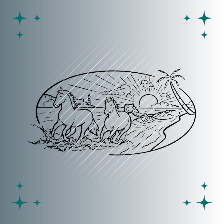 Pferde | Plotterdatei | SVG & PNG