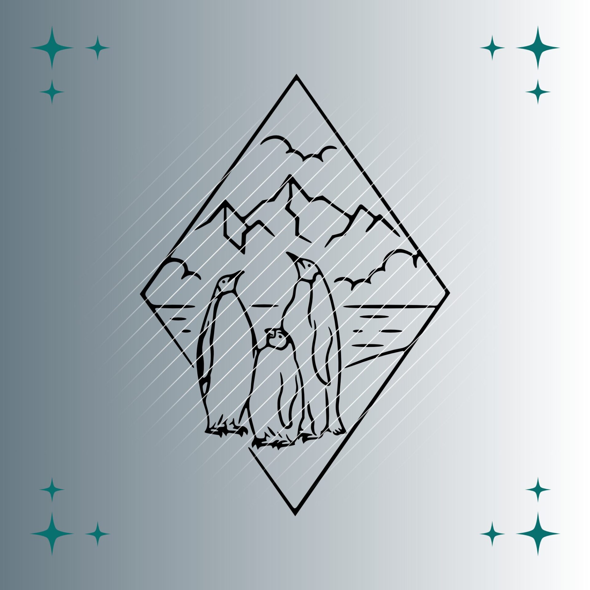 Pinguine | Plotterdatei | SVG & PNG