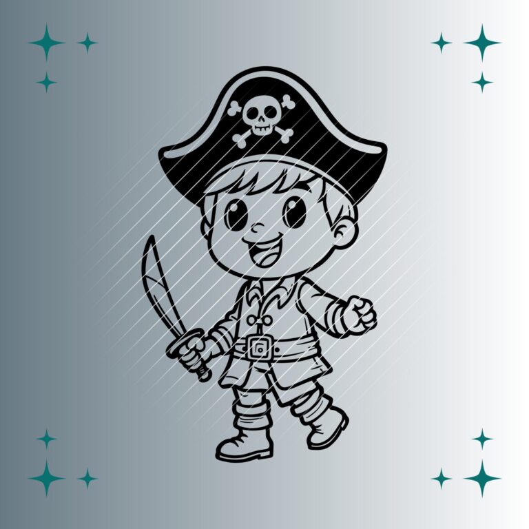Pirat | Plotterdatei | SVG & PNG