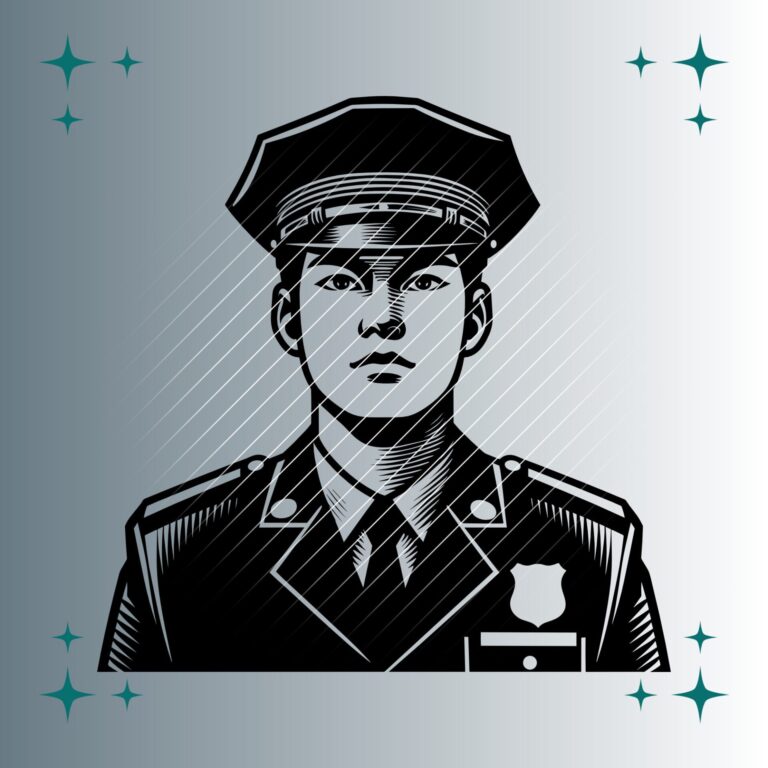 Polizist | Plotterdatei | SVG & PNG