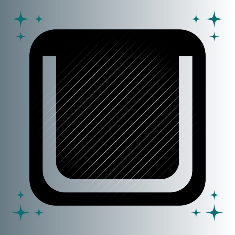 Quadrat-Lesezeichen | Plotterdatei | SVG & PNG