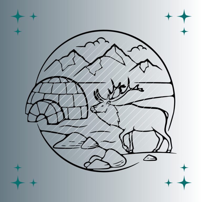 Rentier | Plotterdatei | SVG & PNG