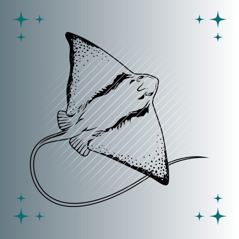 Rochen | Plotterdatei | SVG & PNG