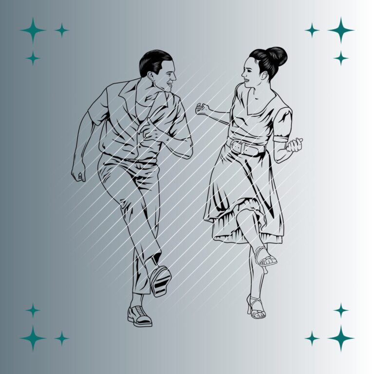 Rockabilly Tänzer | Plotterdatei | SVG & PNG