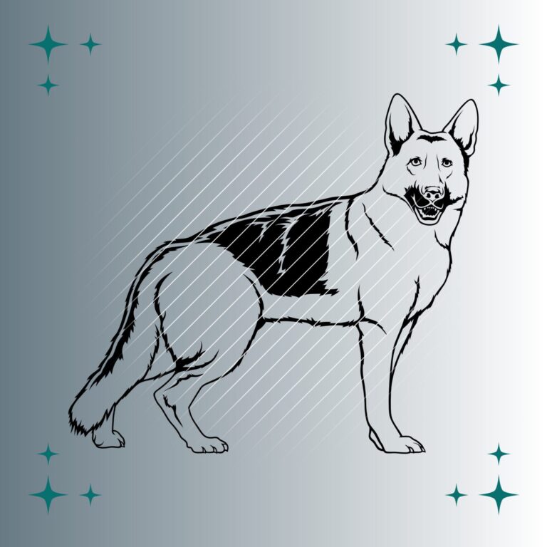 Schäferhund #2 | Plotterdatei | SVG & PNG