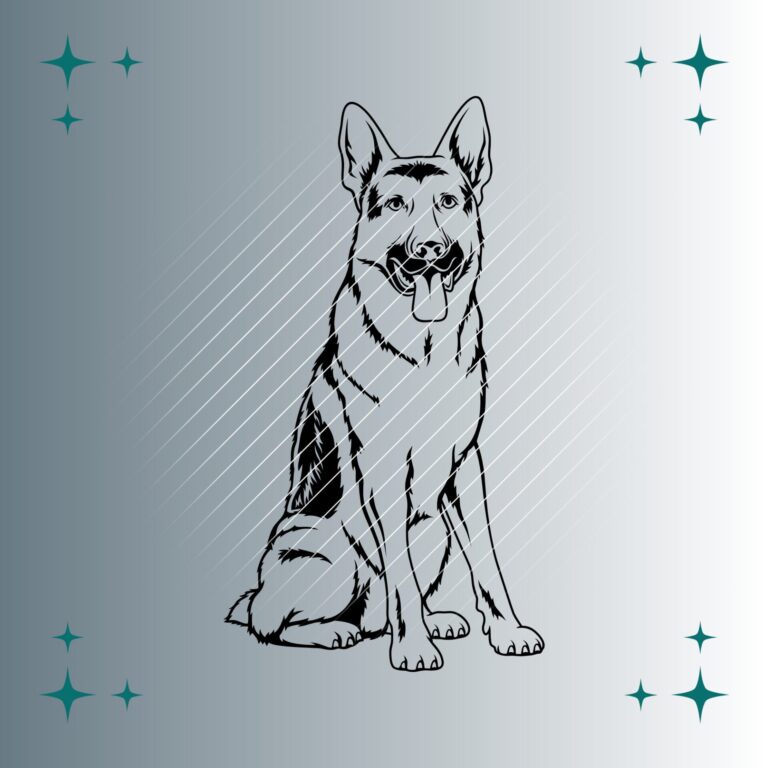 Schäferhund #3 | Plotterdatei | SVG & PNG