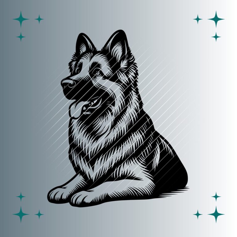 Schäferhund #5 | Plotterdatei | SVG & PNG
