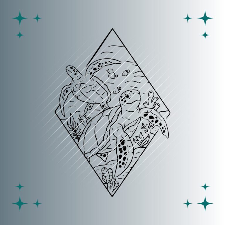 Schildkröten | Plotterdatei | SVG & PNG