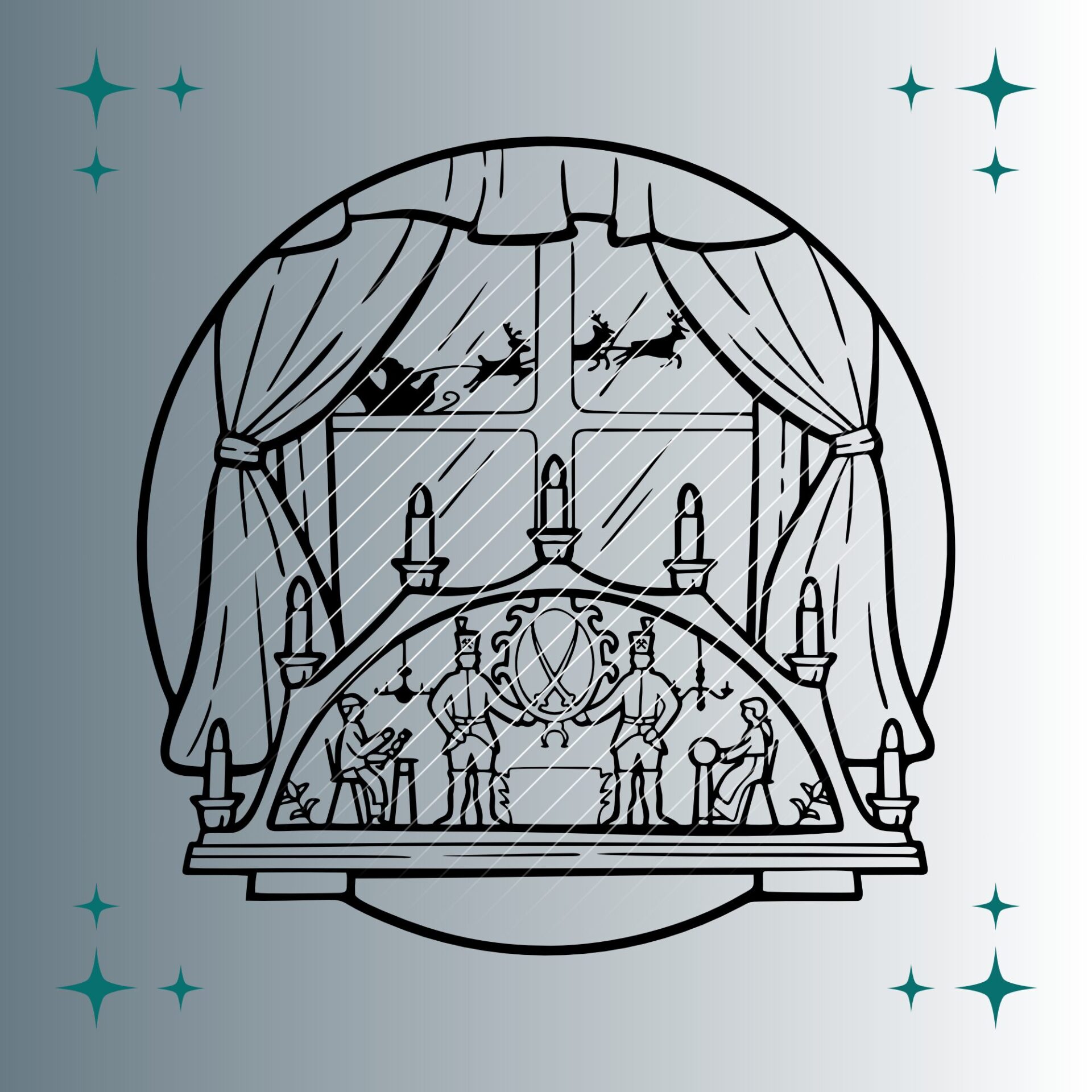 Schwibbogen | Plotterdatei | SVG & PNG