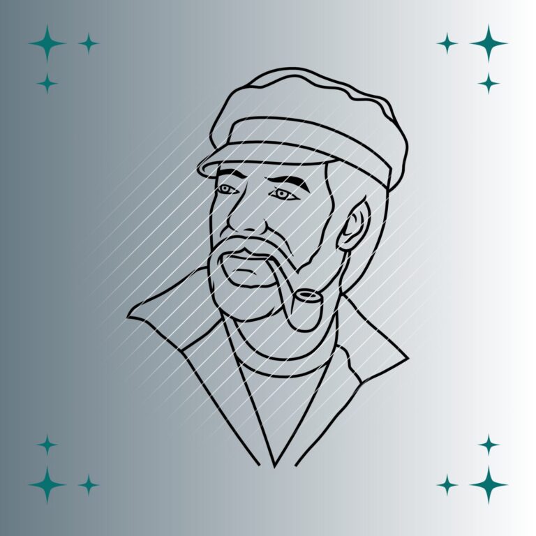 Seemann | Plotterdatei | SVG & PNG