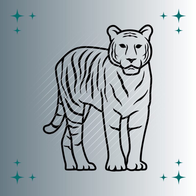 Tiger #2 | Plotterdatei | SVG & PNG