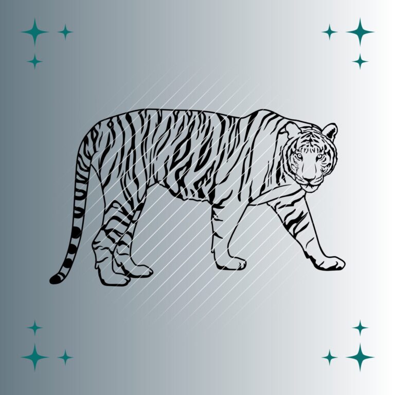 Tiger | Plotterdatei | SVG & PNG