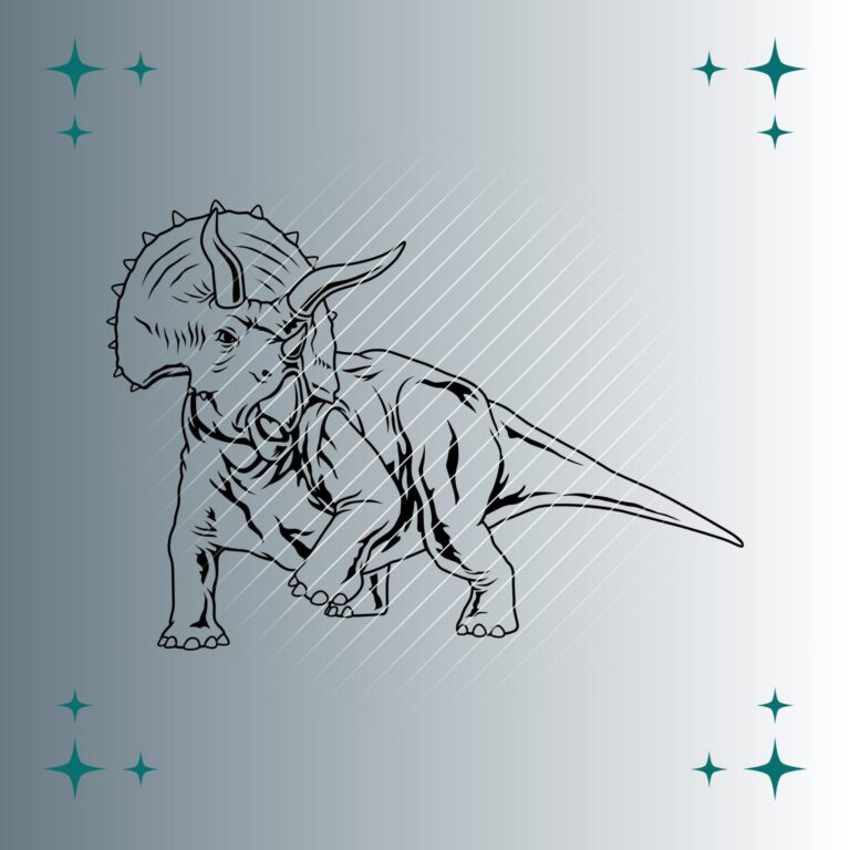 Triceraptors | Plotterdatei | SVG & PNG