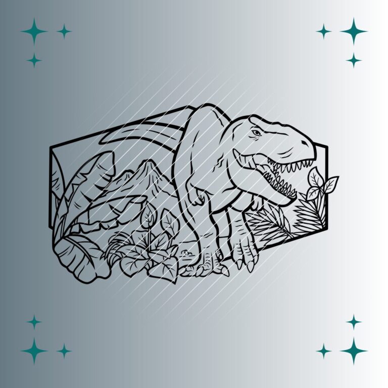 Tyrannosaurus Rex #2 | Plotterdatei | SVG & PNG