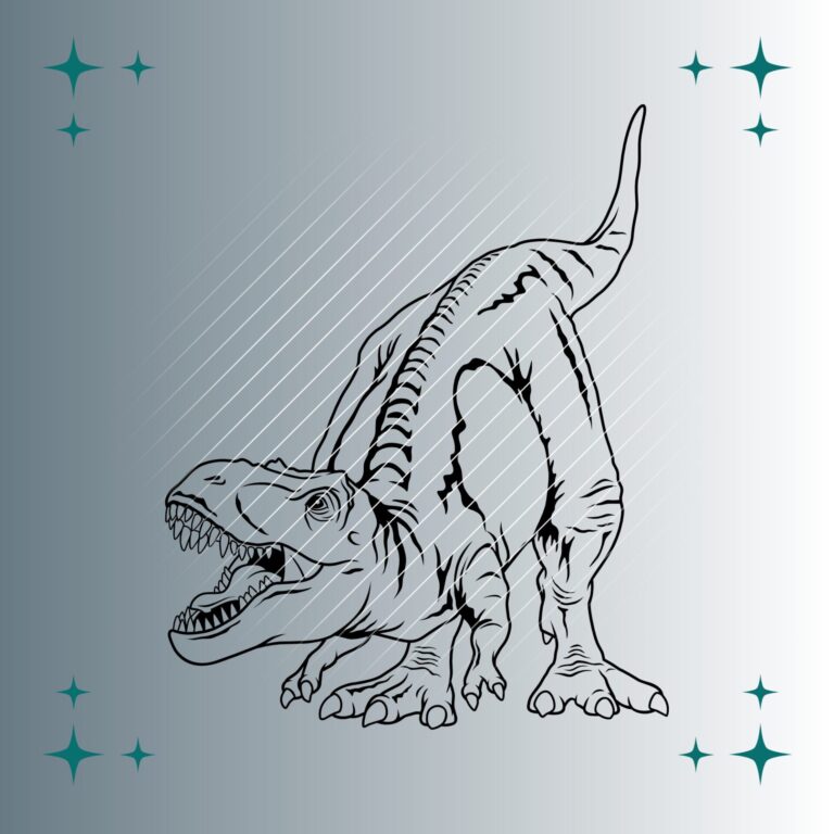 Tyrannosaurus Rex #3 | Plotterdatei | SVG & PNG