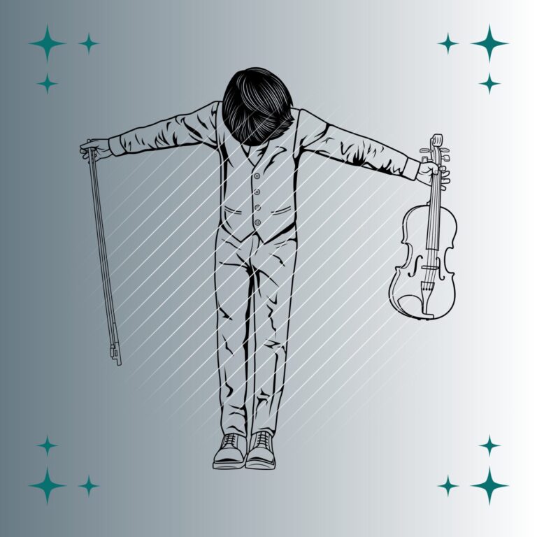 Violinspieler | Plotterdatei | SVG & PNG