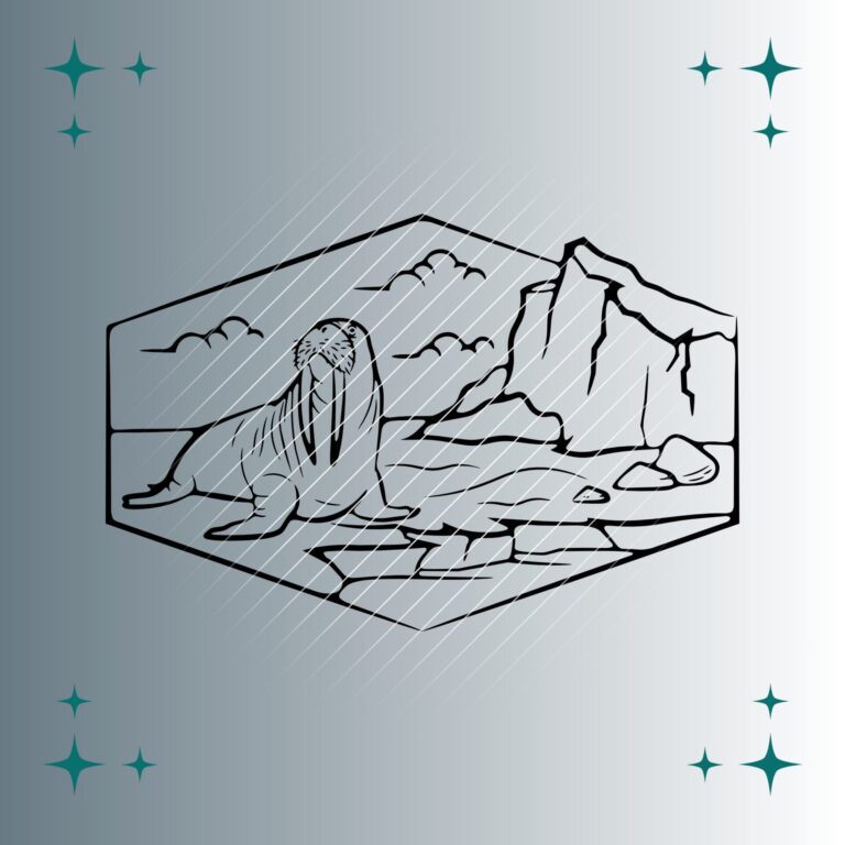 Walross | Plotterdatei | SVG & PNG