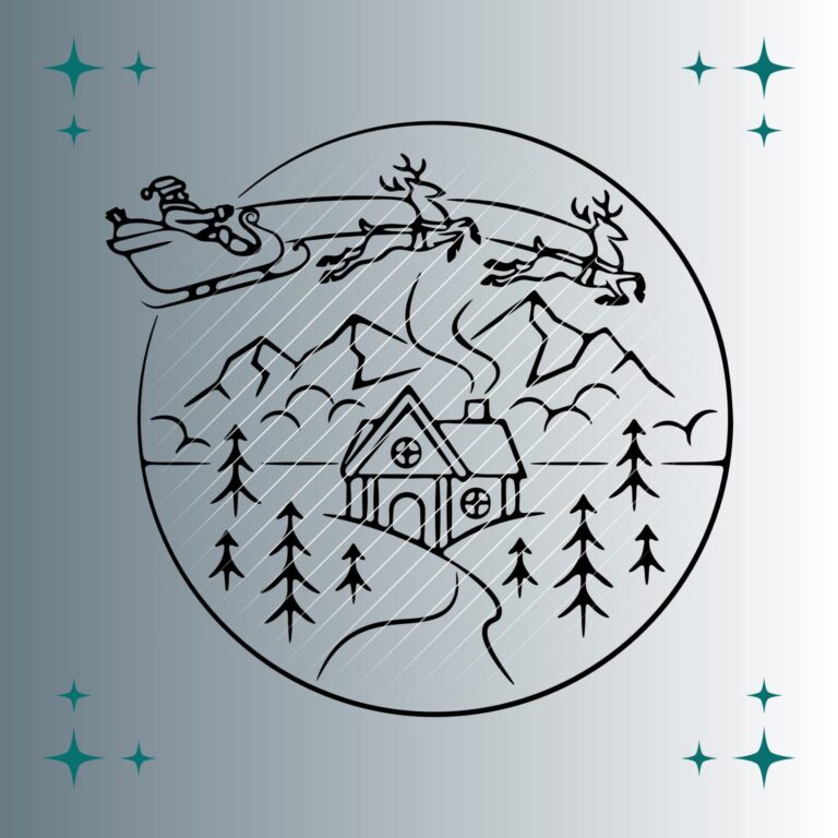 Weihnachtsmann | Plotterdatei | SVG & PNG