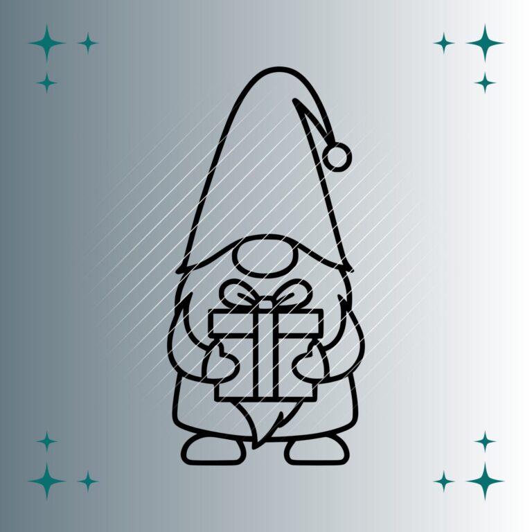 Wichtel Geschenk | Plotterdatei | SVG & PNG