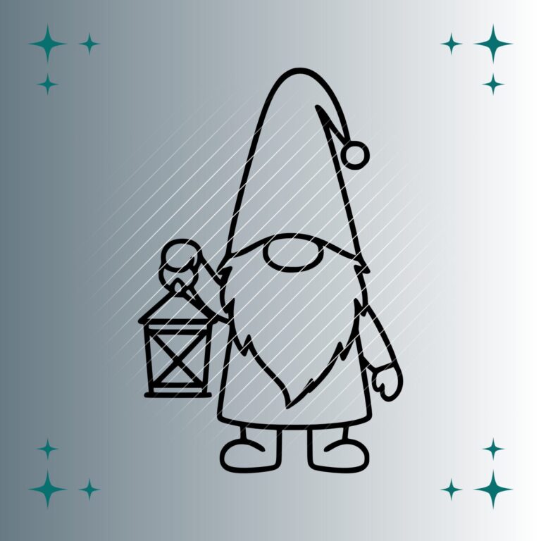 Wichtel Laterne | Plotterdatei | SVG & PNG