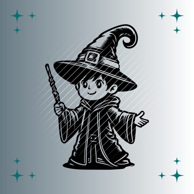 Zauberlehrling | Plotterdatei | SVG & PNG