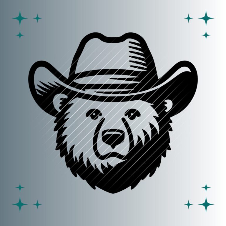 Bär Cowboy | Plotterdatei | SVG & PNG