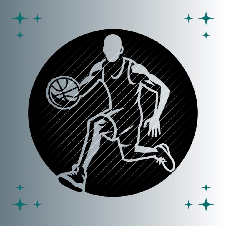Basketballspieler | Plotterdatei | SVG & PNG