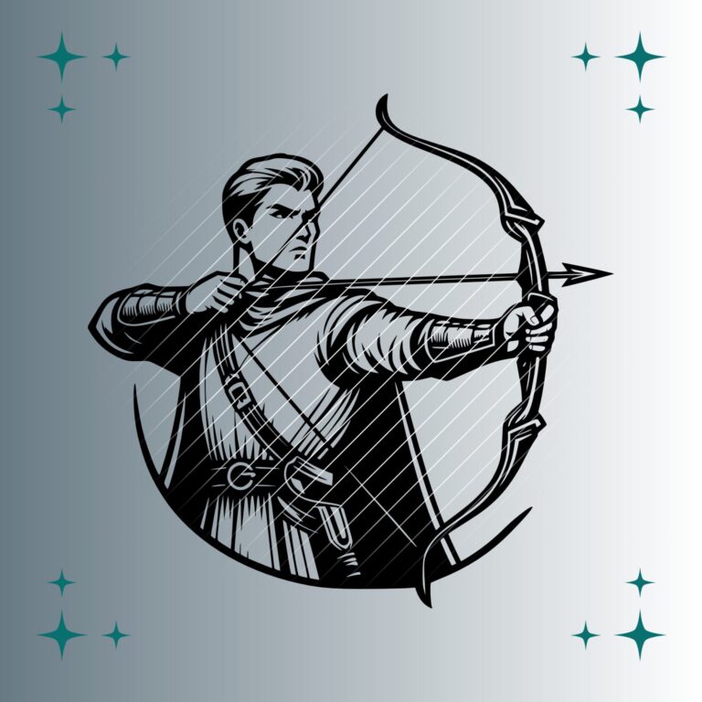 Bogenschütze | Plotterdatei | SVG & PNG