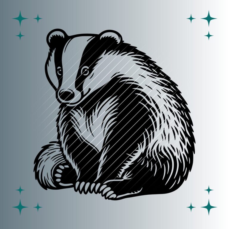 Dachs #2 | Plotterdatei | SVG & PNG