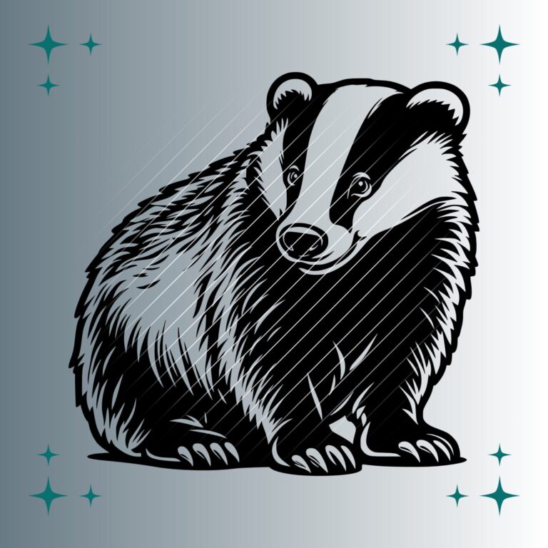 Dachs #4 | Plotterdatei | SVG & PNG