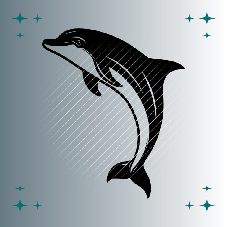 Delfin #2 | Plotterdatei | SVG & PNG