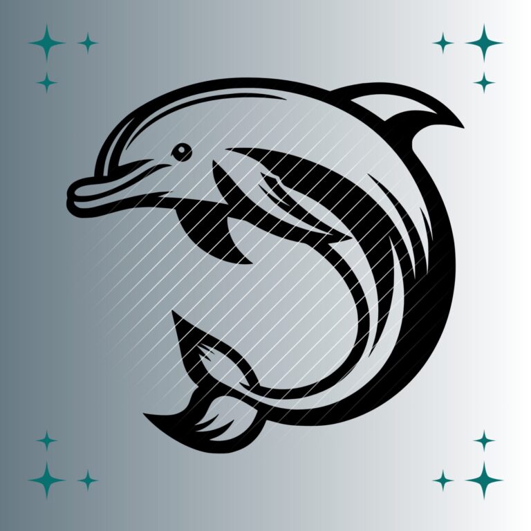 Delfin | Plotterdatei | SVG & PNG
