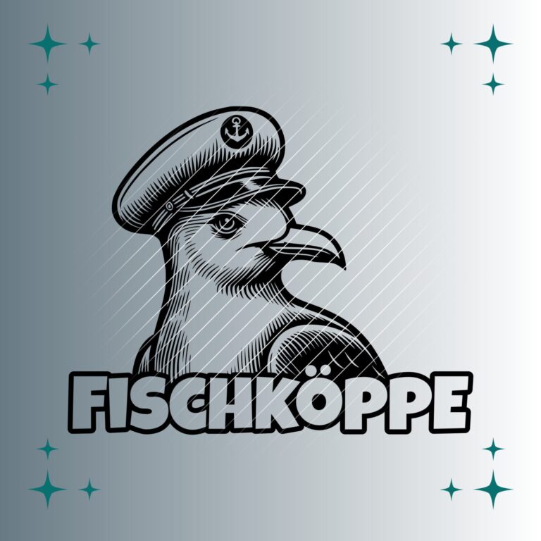 Fischköppe Seemöwe Matrosenmütze | Plotterdatei | SVG & PNG
